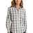 Port Authority ® Women's Everyday Plaid Shirt. LW670 - Port Authority LW670 Shadow Grey XS Woven Shirts