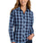 Port Authority ® Women's Everyday Plaid Shirt. LW670 - Port Authority LW670 True Navy XS Woven Shirts