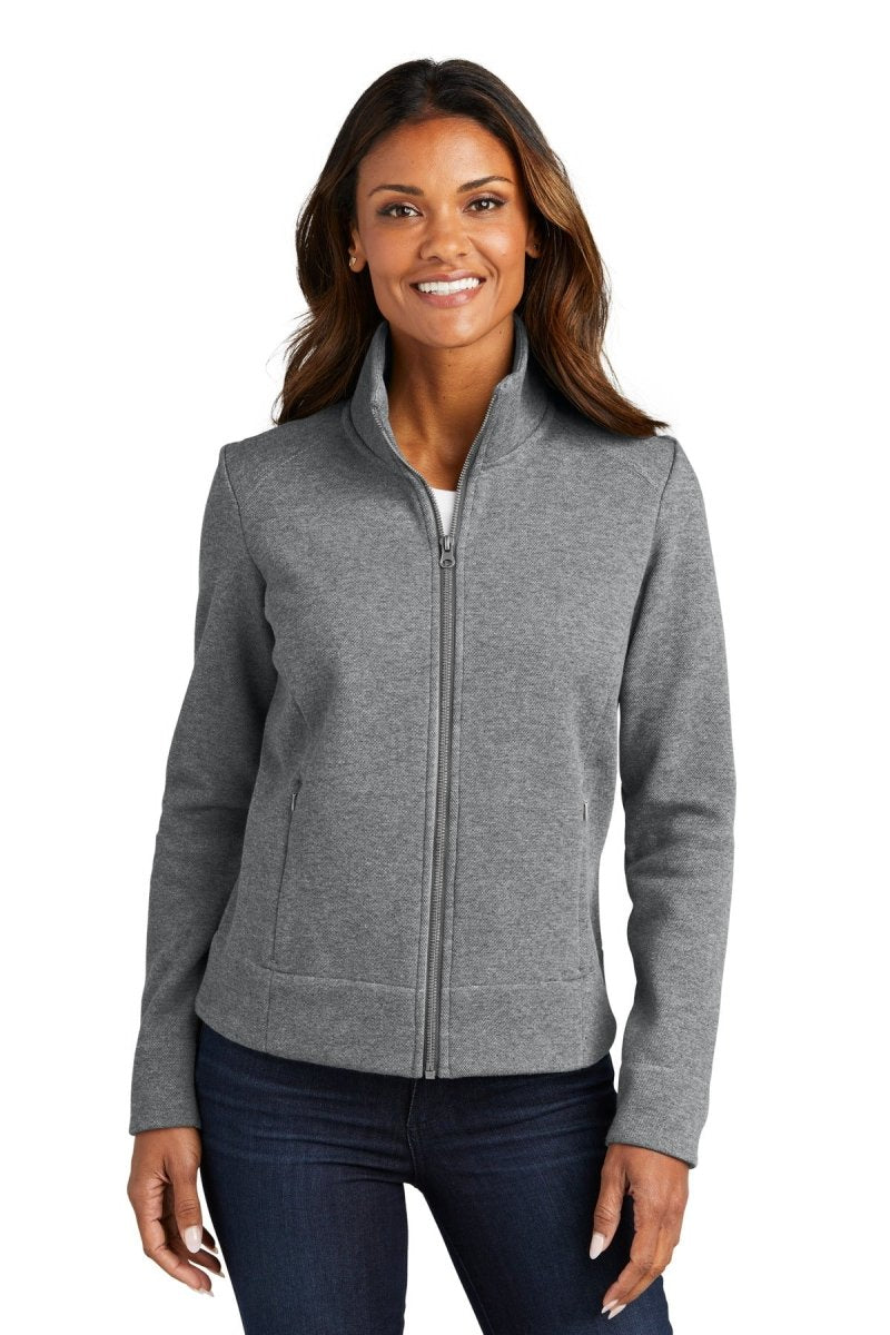 Port Authority ® Women's Network Fleece Jacket L422 - Port Authority L422 Grey Heather XS Jacket