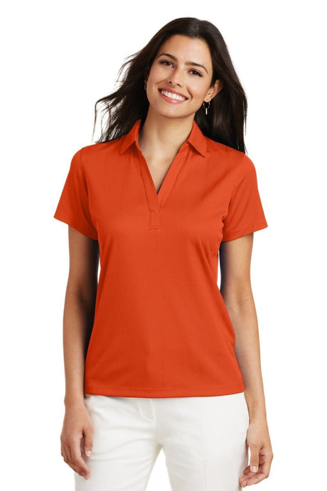 Port Authority ® Women's Performance Fine Jacquard Polo. L528 - Port Authority L528 Autumn Orange XS Polos/Knits