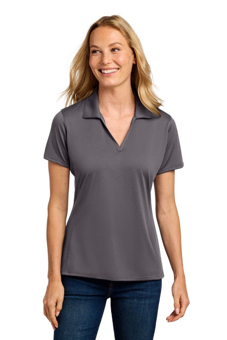 Port Authority ® Women's Performance Staff Polo LK398 - Port Authority LK398 Graphite XS Polos/Knits