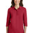 Port Authority ® Women's Silk Touch™ 3/4 - Sleeve Polo. L562 - Port Authority L562 Red XS Polos/Knits