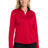 Port Authority ® Women's Silk Touch ™ Performance 1/4 - Zip LK584 - Port Authority LK584 Red/ Black XS Sweatshirts/Fleece