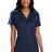 Port Authority ® Women's Silk Touch™ Performance Colorblock Stripe Polo. L547 - Port Authority L547 Navy/ Carolina Blue XS Polos/Knits