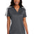 Port Authority ® Women's Silk Touch™ Performance Colorblock Stripe Polo. L547 - Port Authority L547 Steel Grey/ White XS Polos/Knits