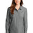 Port Authority ® Women's Slub Chambray Shirt. LW380 - Port Authority LW380 Grey XS Women's
