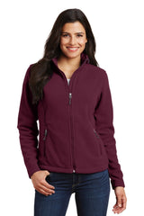 Port Authority ® Women's Value Fleece Jacket. L217 - Port Authority L217 Maroon XS Fleece Jackets
