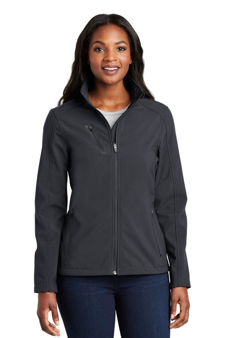 Port Authority ® Women's Welded Soft Shell Jacket. L324 - Port Authority L324 Battleship Grey XS Soft Shell Jackets