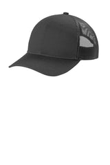 Port Authority ® Youth Snapback Trucker Cap YC402 - Port Authority YC402 Grey Steel OSFA Hats
