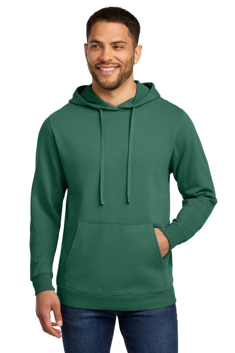 Port & Co ™ Beach Wash ® Garment - Dyed Pullover Hooded Sweatshirt. PC098H - Port & Co PC098H Nordic Green S Sweatshirts