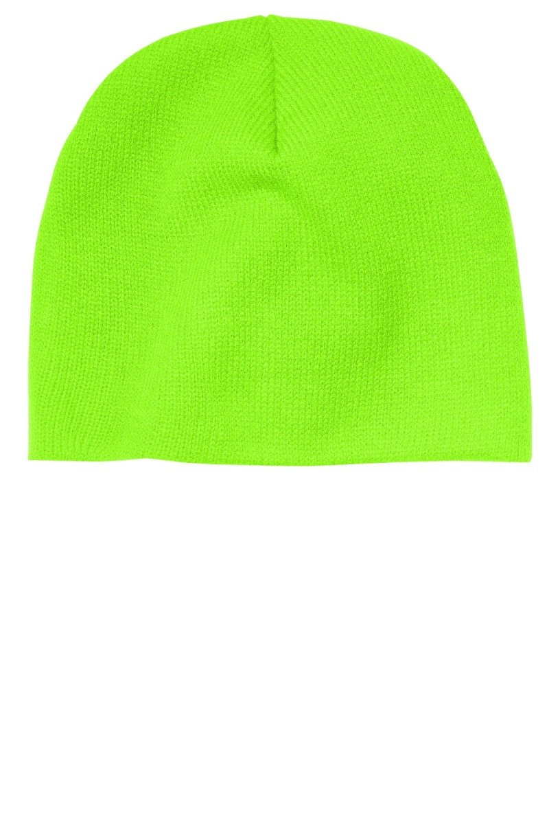 Port & Co ™ Beanie Cap. CP91 - Port & Company CP91 Neon Green OSFA Beanies