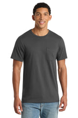 Port & Co ™ Bouncer Pocket Tee PC600P - Port & Company PC600P Coal Grey S Short Sleeve T-Shirts