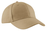 Port & Co ™ Brushed Twill Cap. CP82 - Port & Company CP82 Khaki OSFA Hats