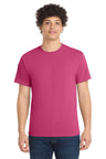 Port & Co ™ Core Blend Tee. PC55 - Port & Company PC55 Neon Blue S T-Shirts