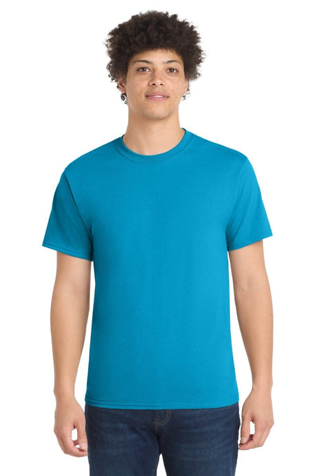 Port & Co ™ Core Blend Tee. PC55 - Port & Company PC55 Neon Blue S T-Shirts