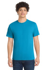 Port & Co ™ Core Blend Tee. PC55 - Port & Company PC55 Neon Blue S T-Shirts