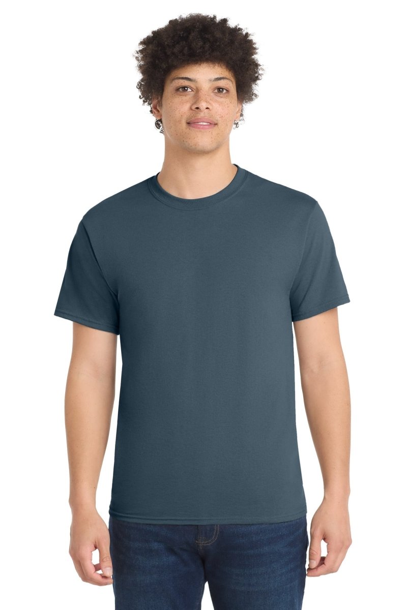 Port & Co ™ Core Blend Tee. PC55 - Port & Company PC55 Neon Blue S T-Shirts