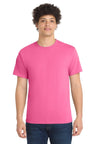 Port & Co ™ Core Blend Tee. PC55 - Port & Company PC55 Neon Blue S T-Shirts