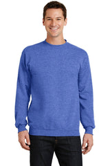 Port & Co ™ Core Fleece Crewneck Sweatshirt. PC78 - Port & Company PC78 Heather Royal S Crewneck Sweatshirts