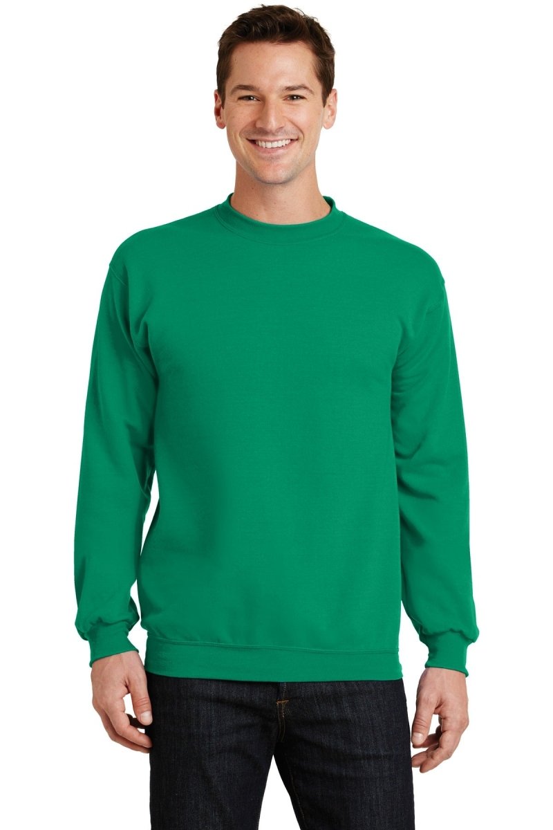 Port & Co ™ Core Fleece Crewneck Sweatshirt. PC78 - Port & Company PC78 Kelly S Crewneck Sweatshirts
