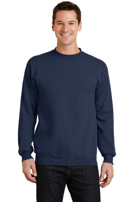 Port & Co ™ Core Fleece Crewneck Sweatshirt. PC78 - Port & Company PC78 Navy S Crewneck Sweatshirts
