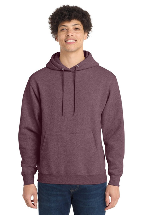 Port & Co ™ Core Fleece Pullover Hooded Sweatshirt. PC78H - Port & Co PC78H Heather Athletic Maroon M Sweatshirts