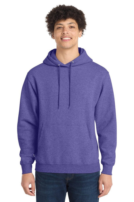 Port & Co ™ Core Fleece Pullover Hooded Sweatshirt. PC78H - Port & Co PC78H Heather Purple M Sweatshirts
