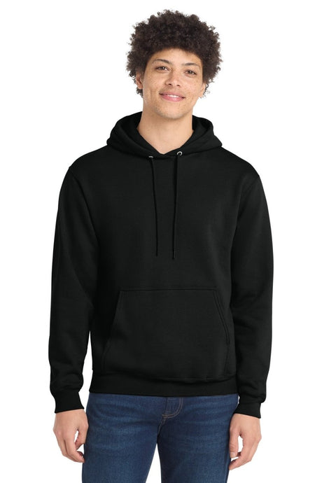 Port & Co ™ Core Fleece Pullover Hooded Sweatshirt. PC78H - Port & Co PC78H Jet Black M Sweatshirts