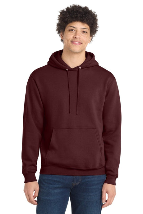 Port & Co ™ Core Fleece Pullover Hooded Sweatshirt. PC78H - Port & Co PC78H Maroon M Sweatshirts