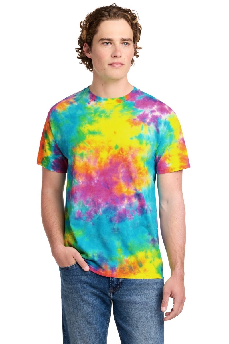 Port & Co ™ Crystal Tie - Dye Tee PC145 - Port & Co PC145 Jeweltone Colorburst S Short Sleeve T-Shirts
