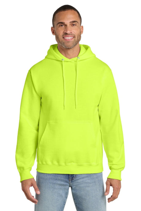 Port & Co ™ Essential Fleece Pullover Hooded Sweatshirt. PC90H - Port & Company PC90H Safety Green S Hoodies