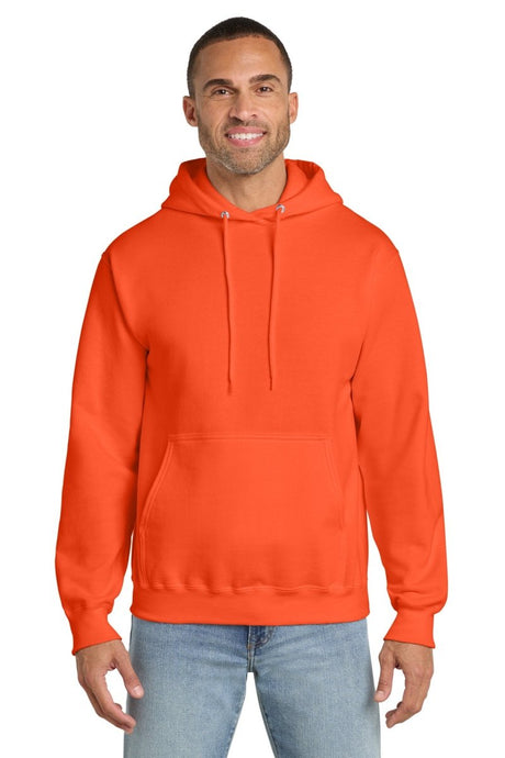 Port & Co ™ Essential Fleece Pullover Hooded Sweatshirt. PC90H - Port & Company PC90H Safety Orange S Hoodies