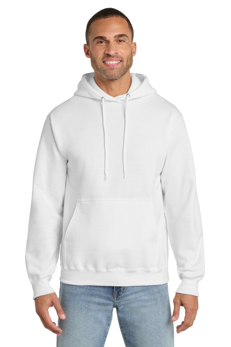 Port & Co ™ Essential Fleece Pullover Hooded Sweatshirt. PC90H - Port & Company PC90H White S Hoodies
