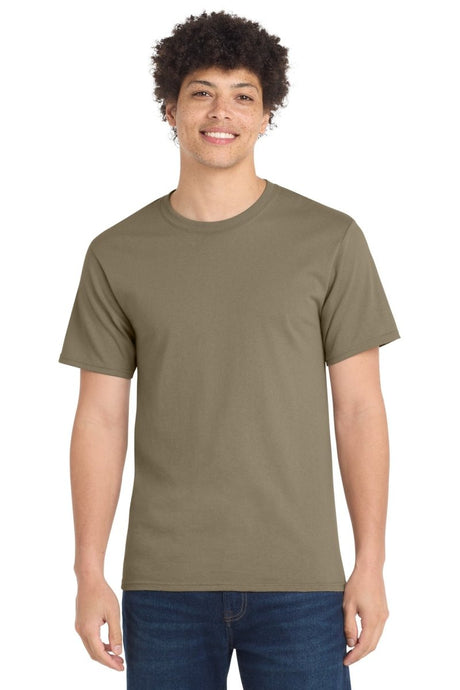 Port & Co ™ Essential Tee. PC61 - Port & Company PC61 Dusty Brown S Short Sleeve T-Shirts