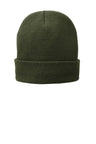 Port & Co ™ Fleece - Lined Knit Cap. CP90L - Port & Company CP90L Olive Drab Green OSFA Beanies