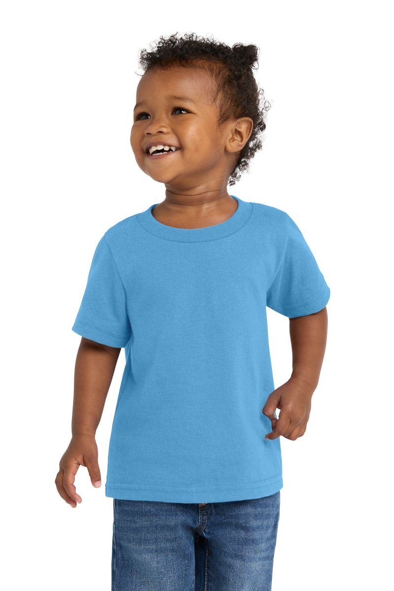 Port & Co ™ Infant Core Cotton Tee. CAR54I - Port & Co CAR54I Aquatic Blue 06M Short Sleeve T-Shirts