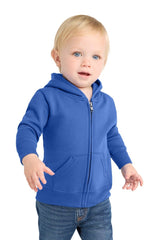 Port & Co ™ Infant Core Fleece Full - Zip Hooded Sweatshirt. CAR78IZH - Port & Co CAR78IZH Royal 06M Zip Hoodies