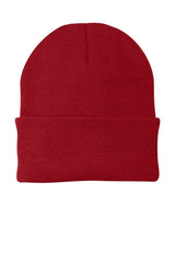 Port & Co ™ Knit Cap. CP90 - Port & Company CP90 Athletic Red OSFA Beanies