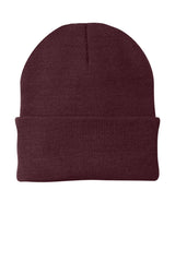 Port & Co ™ Knit Cap. CP90 - Port & Company CP90 Maroon OSFA Beanies