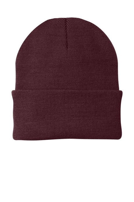 Port & Co ™ Knit Cap. CP90 - Port & Company CP90 Maroon OSFA Beanies