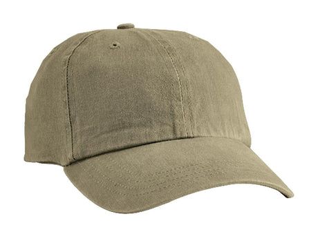 Port & Co ™ Pigment - Dyed Cap. CP84 - Port & Company CP84 Khaki OSFA Caps