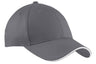 Port & Co ™ Sandwich Bill Cap. CP85 - Port & Company CP85 Charcoal/ White OSFA Caps