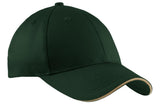 Port & Co ™ Sandwich Bill Cap. CP85 - Port & Company CP85 Hunter/ Khaki OSFA Caps
