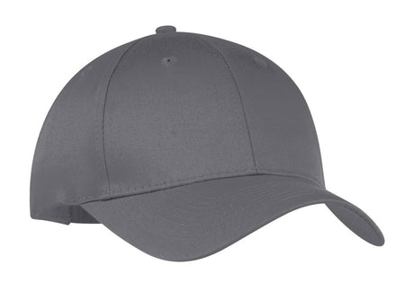 Port & Co ™ Six - Panel Twill Cap. CP80 - Port & Company CP80 Charcoal OSFA Caps