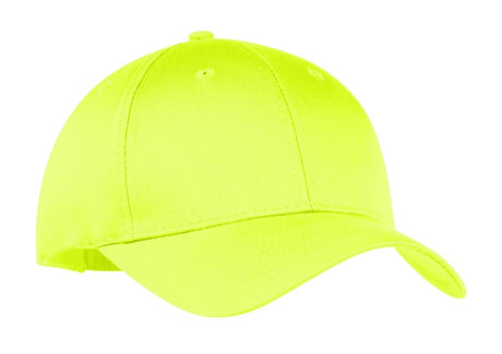 Port & Co ™ Six - Panel Twill Cap. CP80 - Port & Company CP80 Neon Yellow OSFA Caps