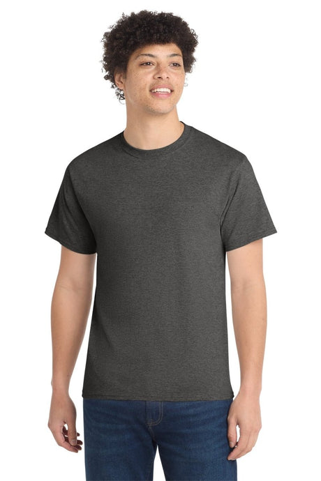Port & Co ™ Tall Core Cotton Tee PC54T - Port & Co PC54T Dark Heather Grey LT Short Sleeve T-Shirts