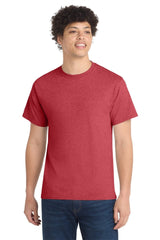 Port & Co ™ Tall Core Cotton Tee PC54T - Port & Co PC54T Heather Red LT Short Sleeve T-Shirts