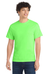 Port & Co ™ Tall Core Cotton Tee PC54T - Port & Co PC54T Neon Green LT Short Sleeve T-Shirts