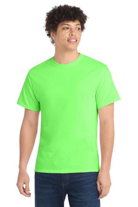 Port & Co ™ Tall Core Cotton Tee PC54T - Port & Co PC54T Neon Green LT Short Sleeve T-Shirts