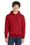 Port & Co ™ Tall Core Fleece Pullover Hooded Sweatshirt PC78HT - Port & Co PC78HT Red LT Sweatshirts